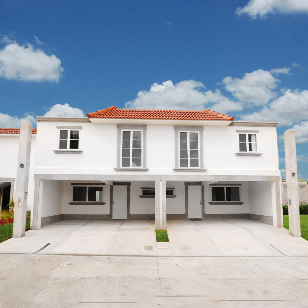 Fachada frontal de casa 130